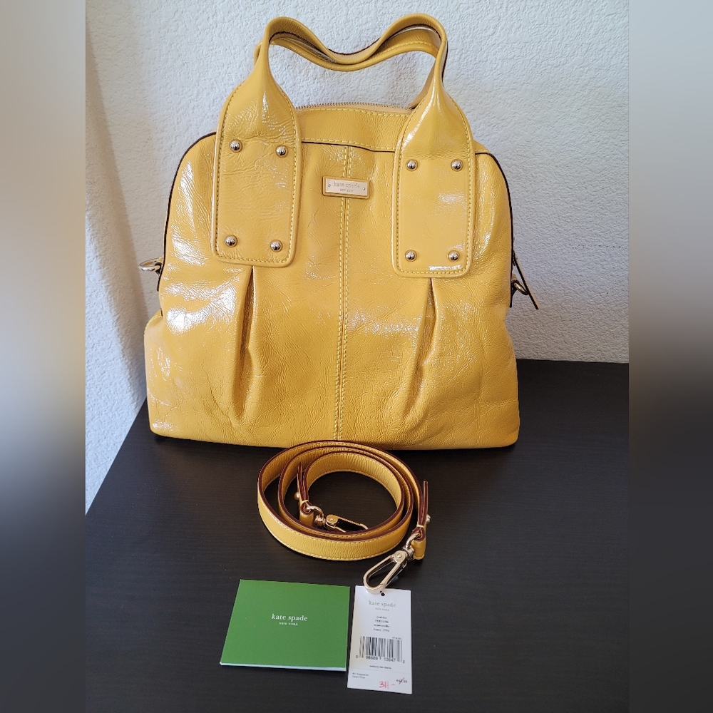 KATE SPADE JENKINS SUMMERVILLE TOP HANDLE AND CROSSBODY BAG (COLOR HONEY)